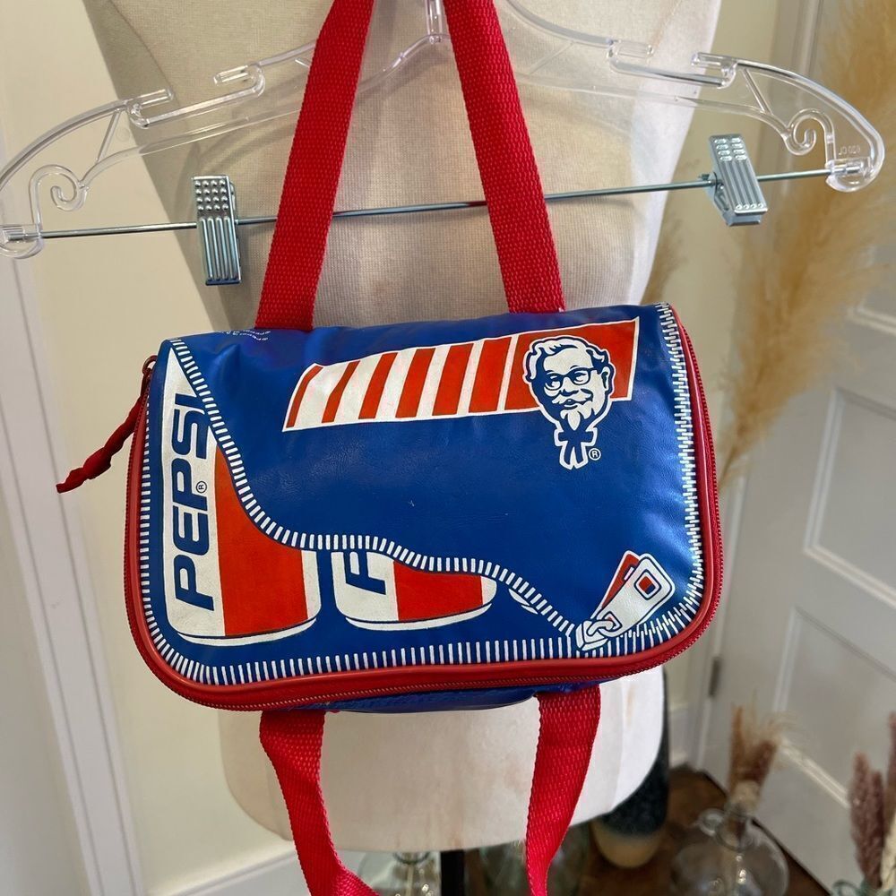Vintage KFC and Pepsi small lunch bag 🍱 PFK 🍱 Lunch box 🍱 KFC